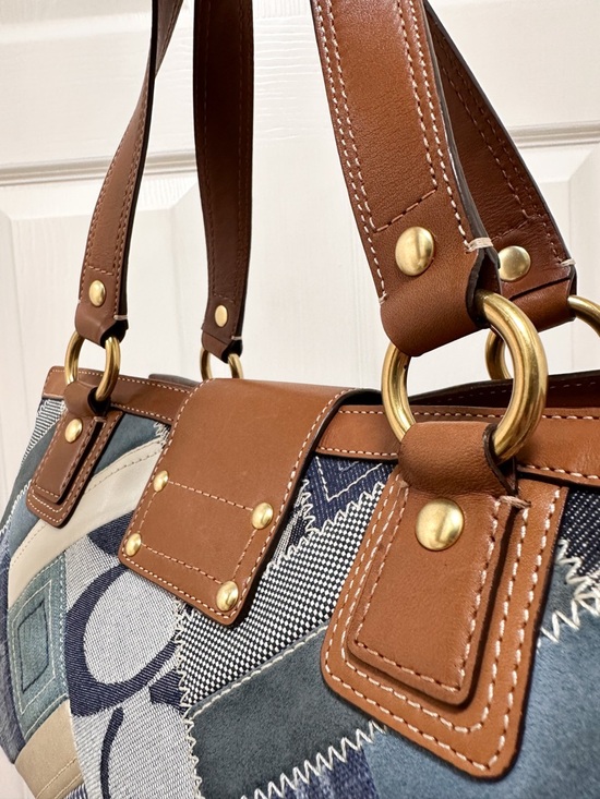 Coach patchwork leather soho - Coach Soho Patchwork Handbag Turnlock